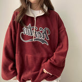 Z2 Tone Color Fleece Semi-Zipup