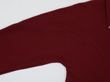 ROUND TWO WAY COLLAR ZIP (WINE RED)