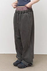 Hang Pigment Sagging Pants