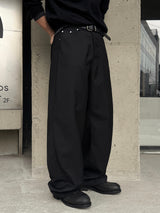Avan straight rivet slacks