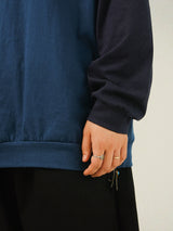 AN Raglan Velo Lettering Long Sleeves Sweatshirt