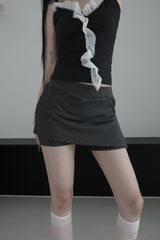eyelet waffle shorts (2color)