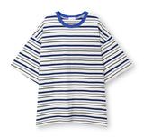No.0828 mix stripe half T (3color)