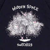エデンツリーラグランショートスリーブTシャツ (UNISEX)_SYS7TS02BK
