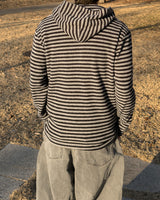 Labeni Striped Brushed Hoodie