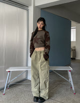 Willy Washed Vintage Diagonal Cargo Pants