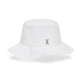 VA Stud Frill Bucket Hat / White