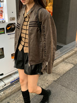 Clang wool striped cardigan