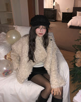 ヘーゼルボアアンバランスクロップムートン