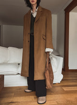 Melbourne single maxi coat