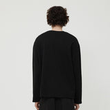 MAN エッセンシャルロングスリーブT BLACK