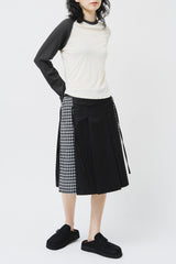 (W) Lowkey Checked Skirt (2color)