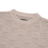 25SS EATHER WARPEN OVERSIZE KNIT BEIGE