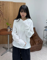Of Waffle Henley Neck Hoodie