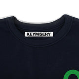 Heartlock Dot Crop T-shirt (Navy)