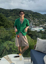 Overfit Bermuda Backbanding Slacks Shorts 3COLOR