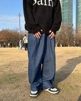 ボウェンツータックバルーンデニムパンツ
