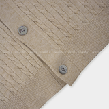  all-day round neck knit cardigan