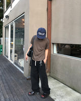 ソリッドバンドワイドパンツ