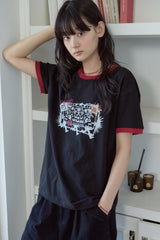 26SS★ Stamp Club Ringer Short Sleeve Tee