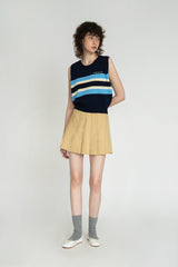 New roman skirt_mustard