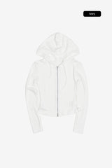 Ophelia slim hooded zip-up