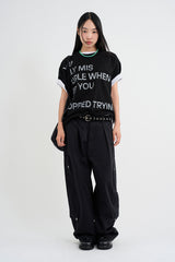 Only Print Crop T-shirt