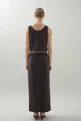 Knit Texture Top_Charcoal