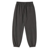 25SS ピグメントベーシックロゴジョガーパンツ チャコール