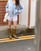 a spring hoodie jacket, baby blue