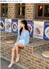 Rare Summer String Hood Blouse, Shirt (5color)