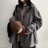 Burve string hooded jumper