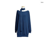 (3color) Muffler Loose-fit Rib Knit