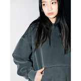 クラシックフーディー - Washed Black