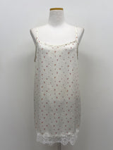 Flower Satin Layered Bustier One Piece