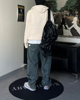 CB Track Knit Hood Zip-up (4C)