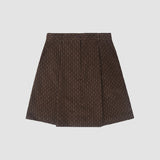 [MADE] ALMOND ETHNIC CORDUROY SKIRT