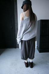 buckle midi balloon pants(2colors)