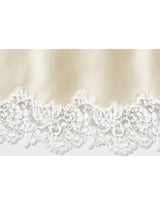 [PRE- FALL] Lumi Lace Satin A-Line Skirt Soft Blue