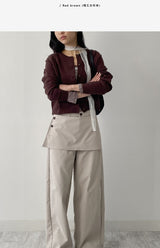 Viscose Raglan Round Neck Cardigan