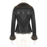 Chic Mood Brown Fur Cardigan