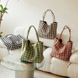 MOANA Check Big Shopper Bag