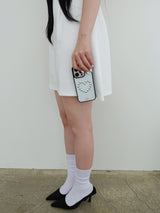 heart stud case (white)
