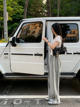 [MADE] Kanti Lace Track Wide Pants