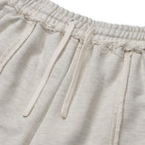 Weekend warrior typography printing washing short pants (Oatmeal)