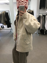 Odd Boucle High Neck Jacket (2color)