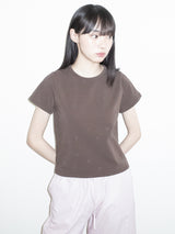 HIDDEN PRINT REGULAR T (BROWN)