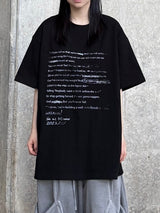 text tenta oversized t-shirt