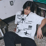 Untitled ロゴ ピグメントウォッシュ ショートスリーブ Off White