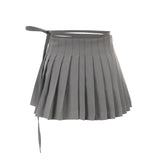 Avant 2-way wrap pleated skirt 003